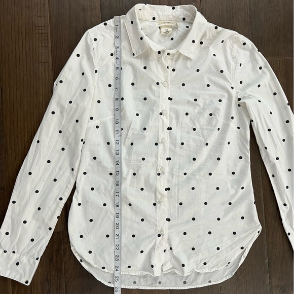 L.O.G.G 100% Cotton Polka Dot Button Up Long Sleeve - Picture 9 of 12